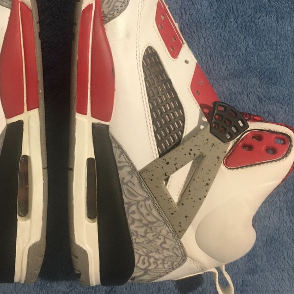 Jordan Spizike White Cement Grey *CUSTOM* Size 115 - Picture 13 of 16